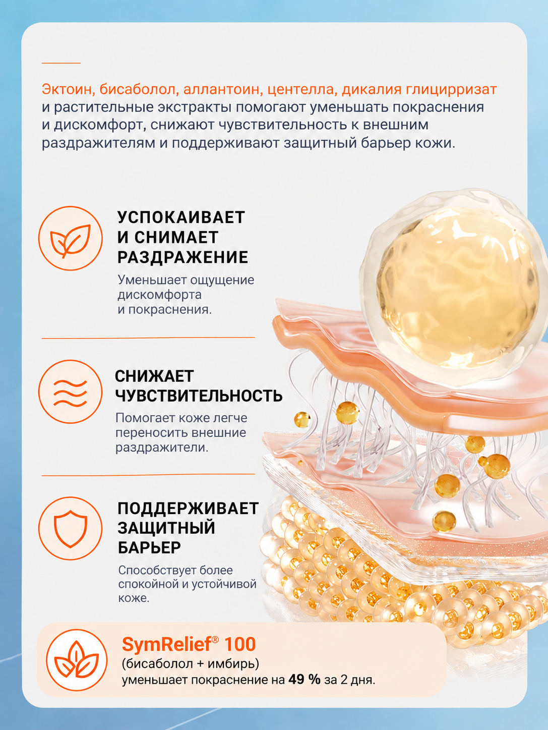 Успокаивающий комплекс для чувствительной кожи